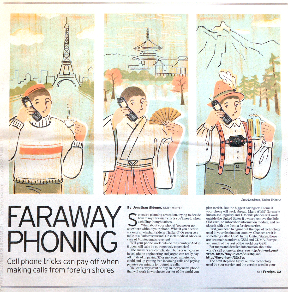 San Diego Daily Transcript article on cell phone unlocking